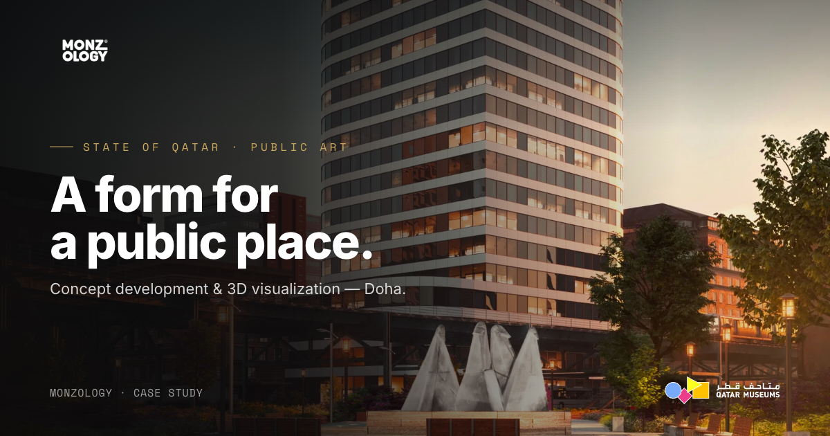A form for a public place — designing public art for the State of Qatar
