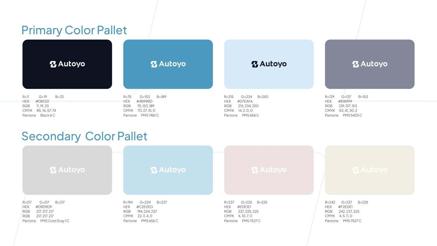 Colour palette