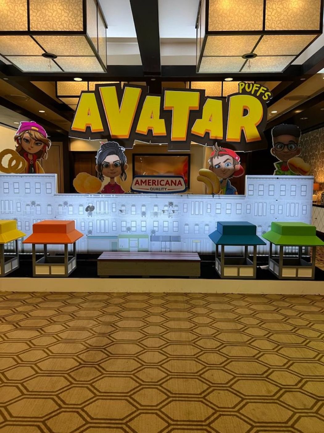 Avatar Puffs on-site activation