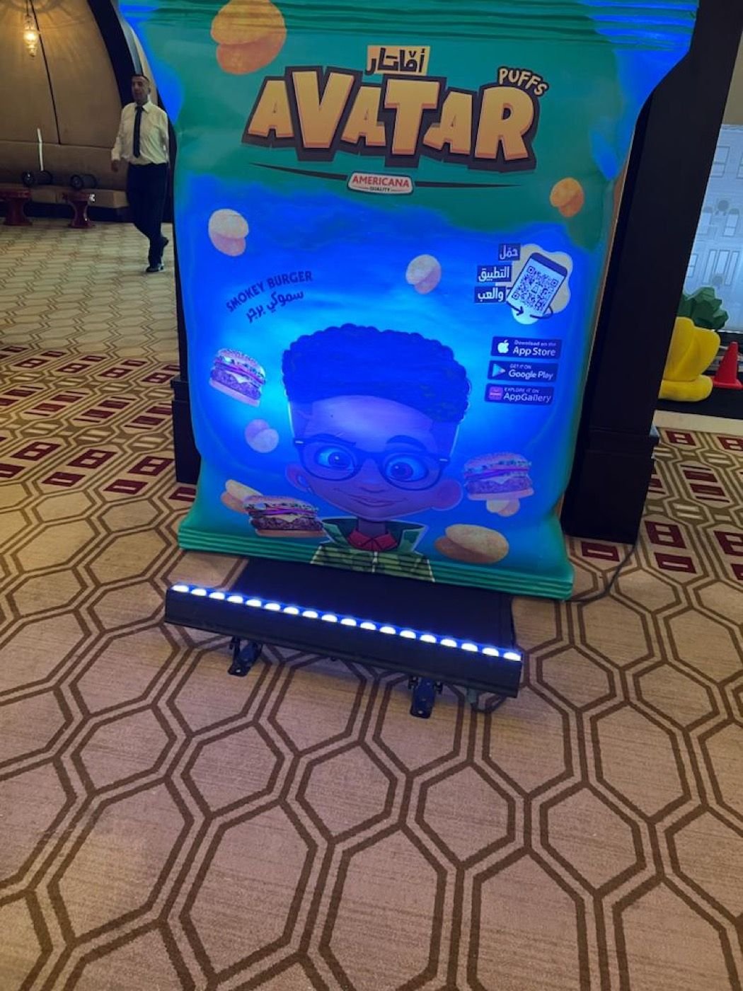 Avatar Puffs on-site activation