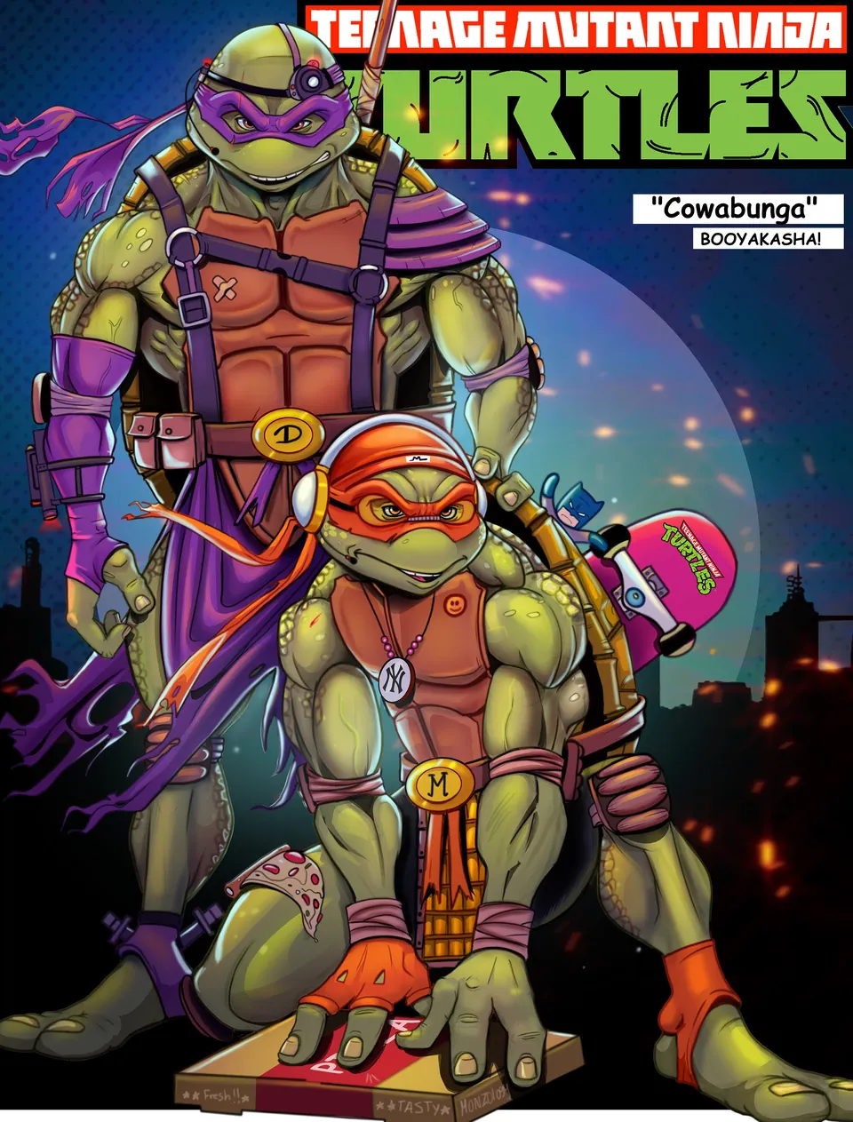 Teenage Mutant Ninja Turtles — character design by Monzology