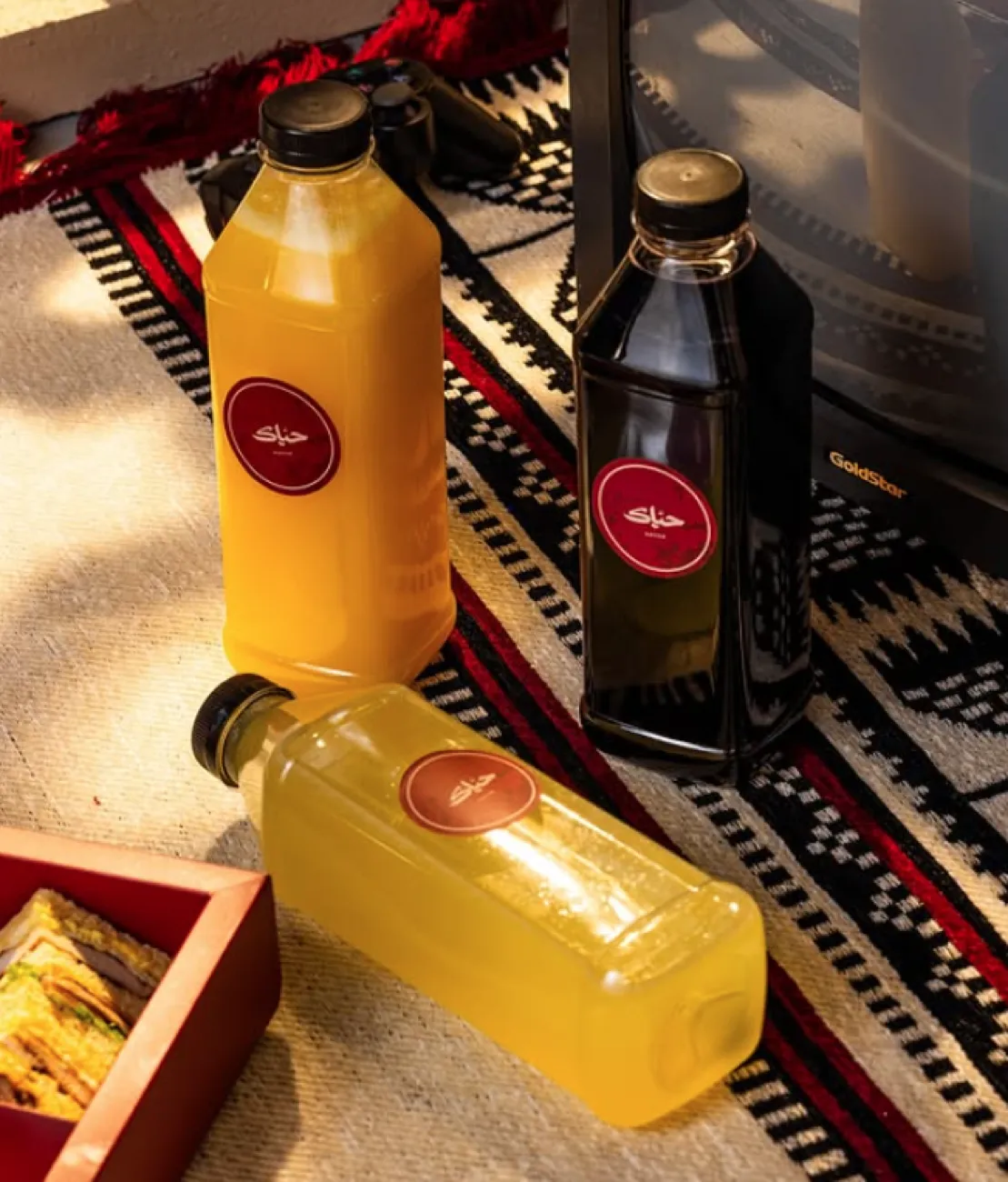 Hayak fresh juice bottles