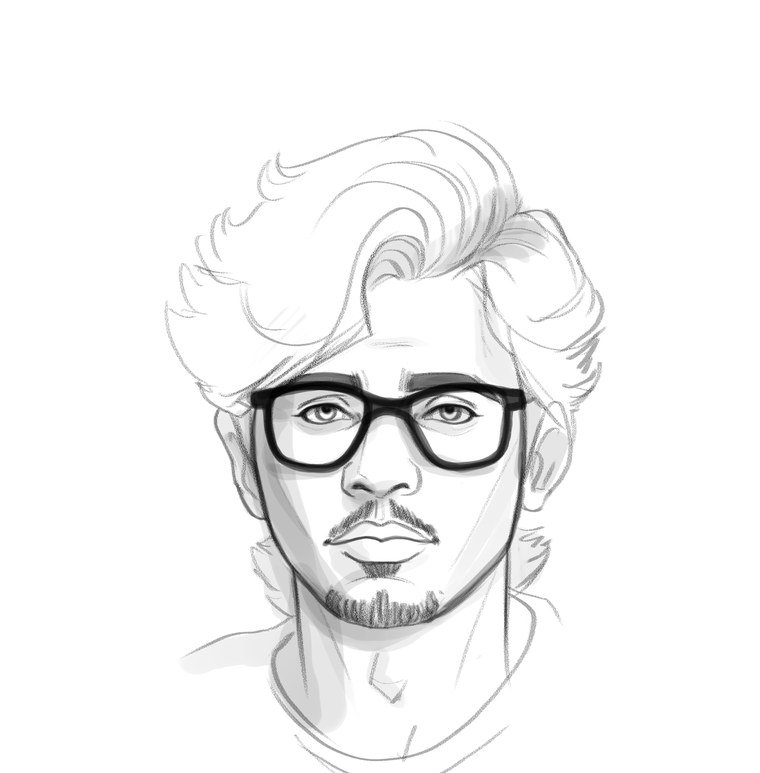 Yazeed — pencil sketch
