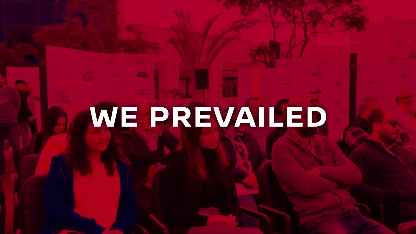 Title card: We prevailed