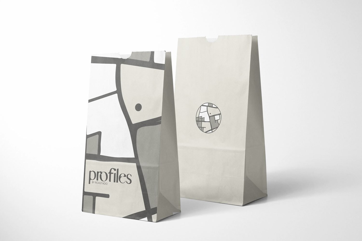 profiles by Roastado kraft coffee bag