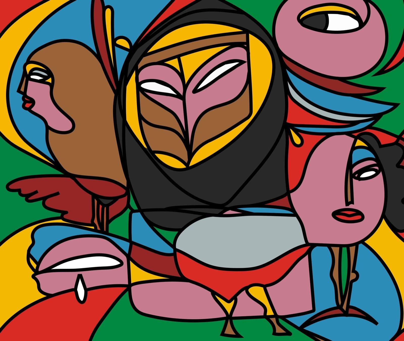 SAVANT — The identity — living figures, drawn from Salman Al‑Malik’s world
