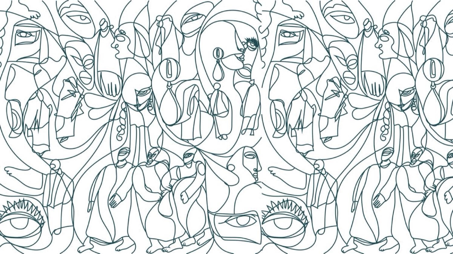 SAVANT — The pattern — one continuous line of figures