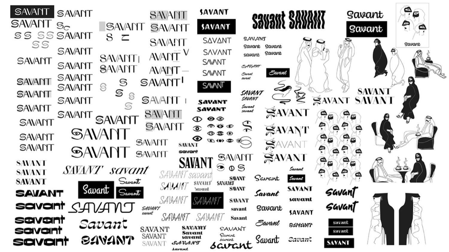 SAVANT — Wordmark, explored