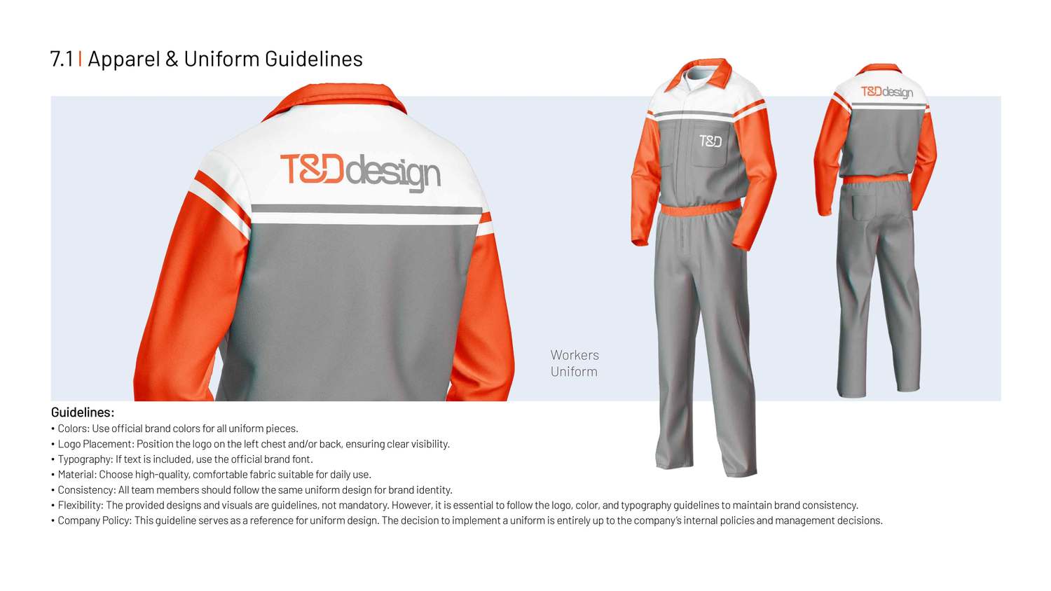 Apparel & uniforms