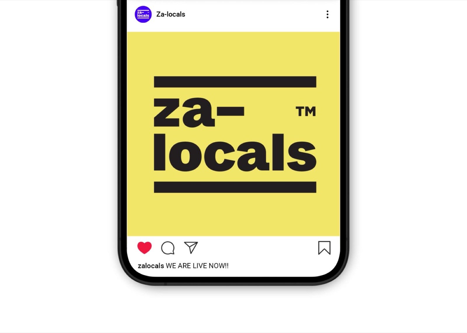 za–locals wordmark lockup on yellow