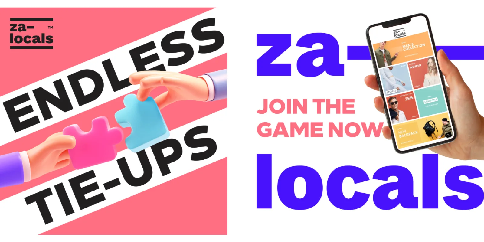 Endless tie-ups, join the game now app screen
